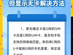 iPhoneSIM卡读不出来的解决办法（避免SIM卡读取问题）