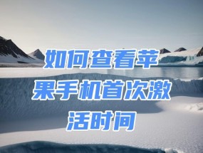 苹果手机激活时间查询妙招（教你轻松查询苹果手机激活时间）