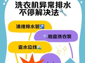 洗衣机地漏排水外溢怎么办（一场水灾的预防与应对）