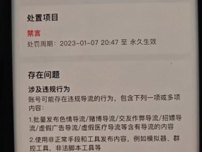抖音账号被永久封禁（快速了解如何解除抖音账号永久封禁）
