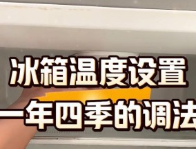 如何调节冰箱温度，保持食物新鲜（一步步教你调节冰箱温度）