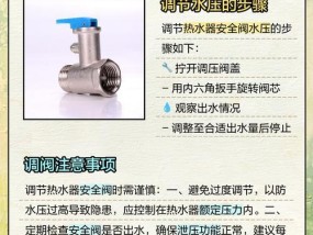 热水器出水慢压力小的解决方法（如何提高热水器的出水压力）