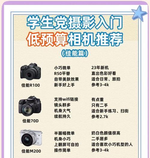 十大受欢迎相机排行榜(探寻最受欢迎相机) 第1张 十大受欢迎相机排行榜(探寻最受欢迎相机) 第1张
