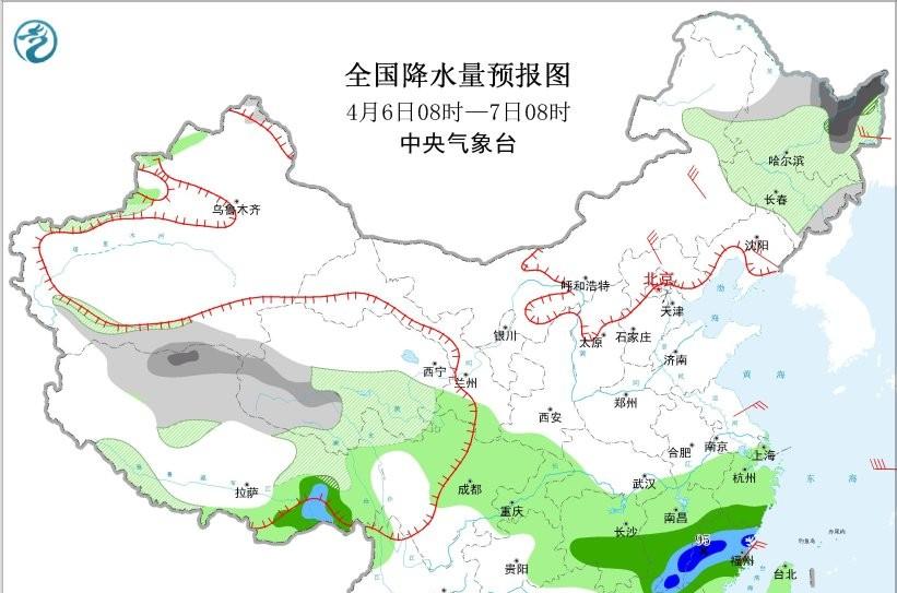 清明雨雪齐登场！4月5—7日暴雨暴雪范围已定，最强落区一眼看清  第4张