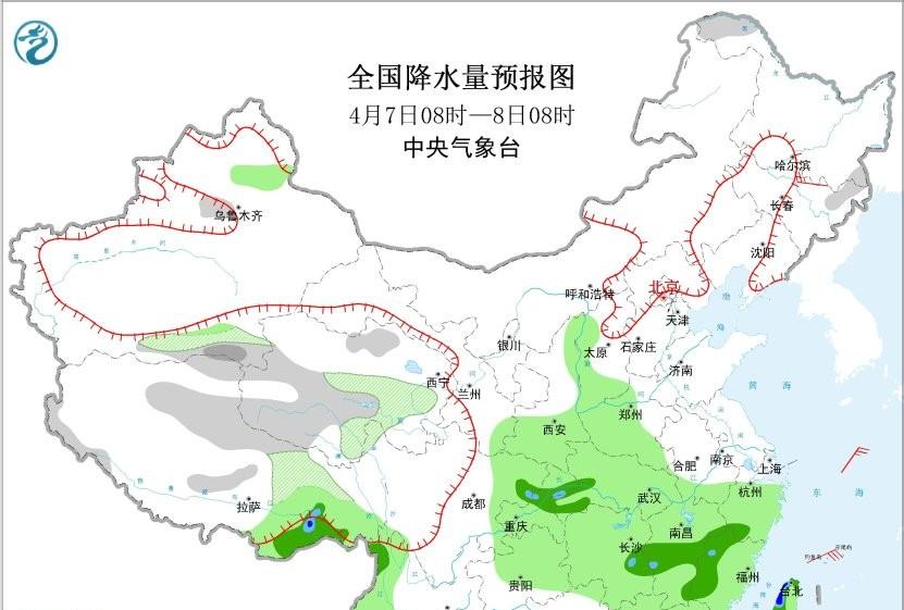 清明雨雪齐登场！4月5—7日暴雨暴雪范围已定，最强落区一眼看清  第5张